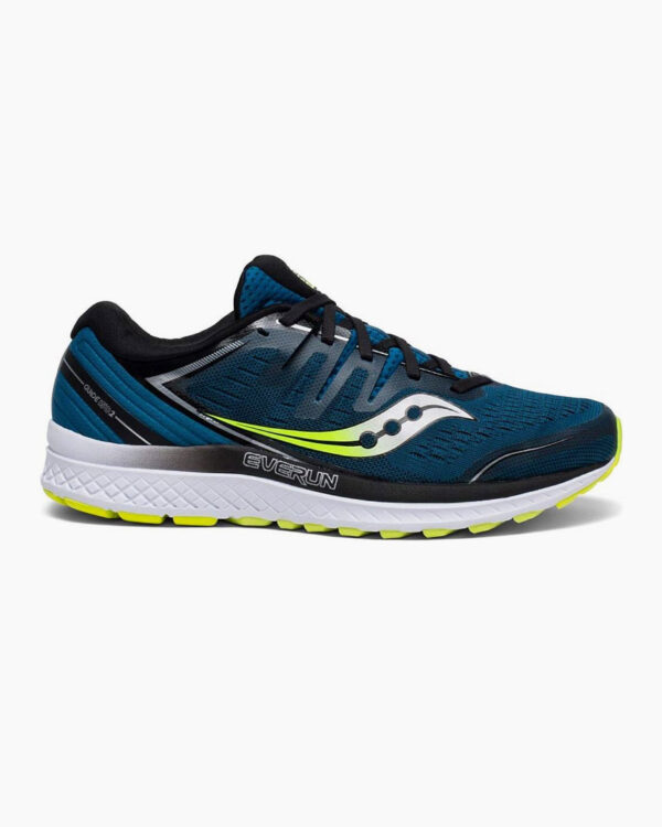 Falls Road Running Store - Mens Road Shoes - Saucony Guide ISO 2 - Marine / Citron