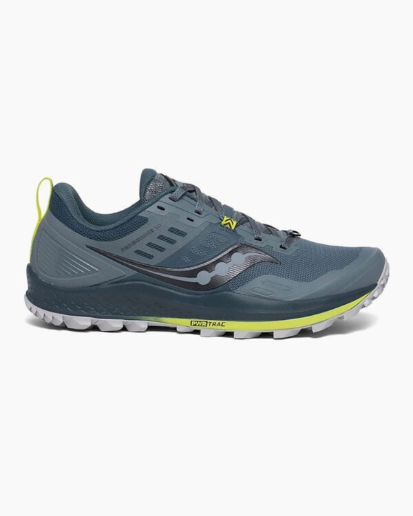 Falls Road Running Store - Mens Trail Shoes - Saucony Peregrine 10 - Steel
