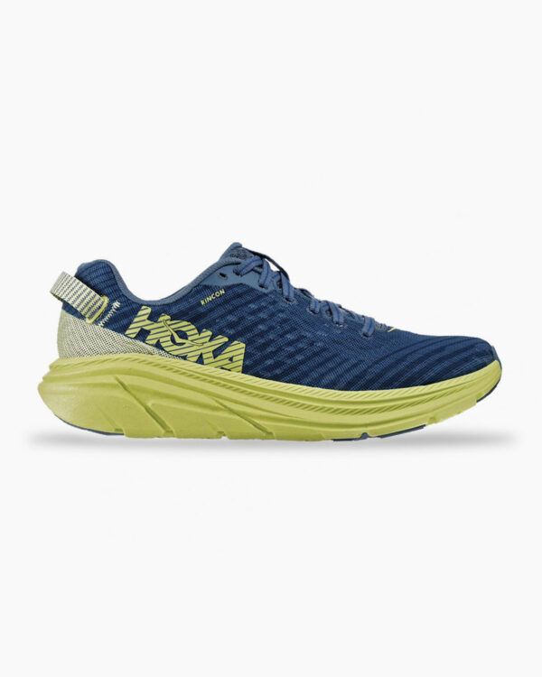 Falls Road Running Store - Womens Road Shoes - Hoka One One Rincon -  AEGEAN BLUE / LIME SHERBET