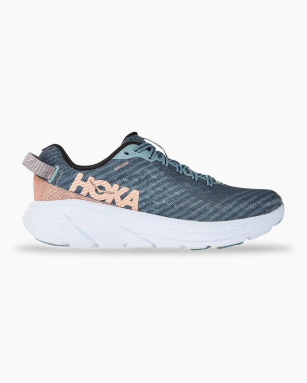 Falls Road Running Store - Womens Road Shoes - Hoka One One Rincon -  LEAD / PINK SAND