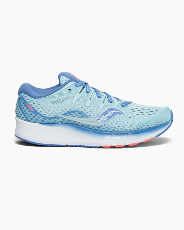 Falls Road Running Store - Womens Road Shoes - Saucony Ride ISO 2 - Blue / Coral