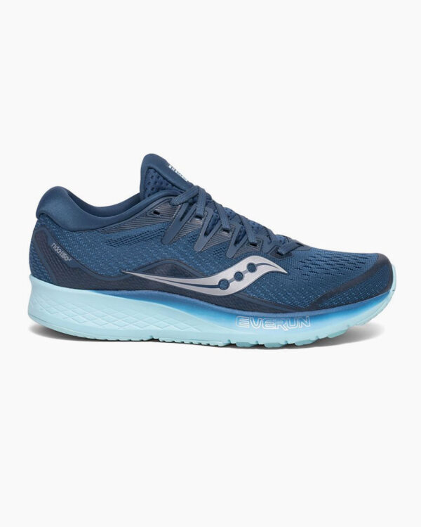Falls Road Running Store - Womens Road Shoes - Saucony Ride ISO 2 - Blue / Aqua