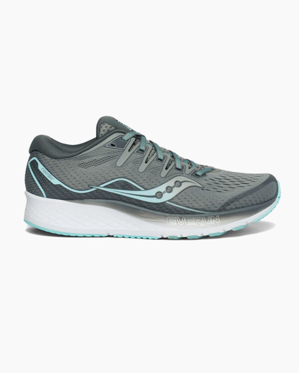Falls Road Running Store - Womens Road Shoes - Saucony Ride ISO 2 - Gray / Blue