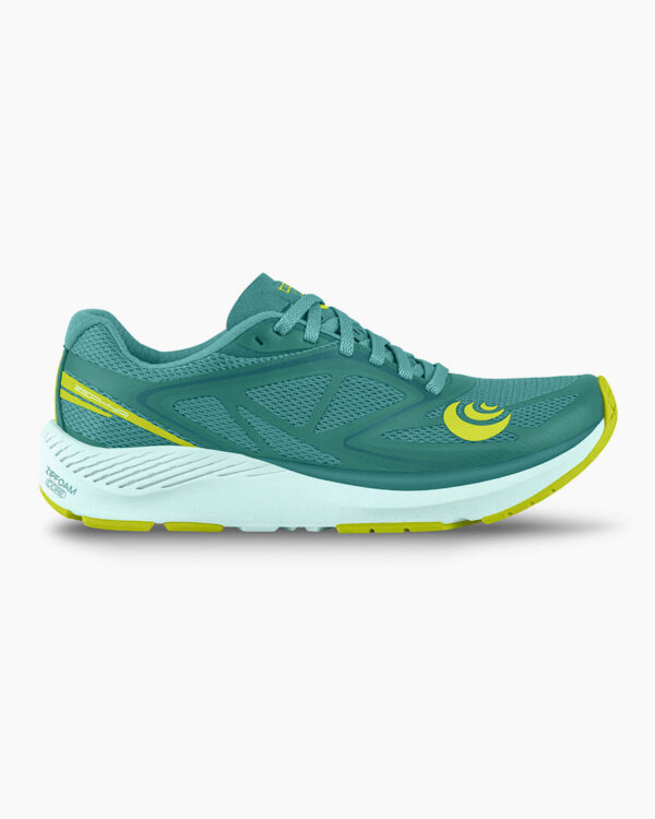 Falls Road Running Store - Womens Road Shoes - Topo Zephyr - Teal/Lime