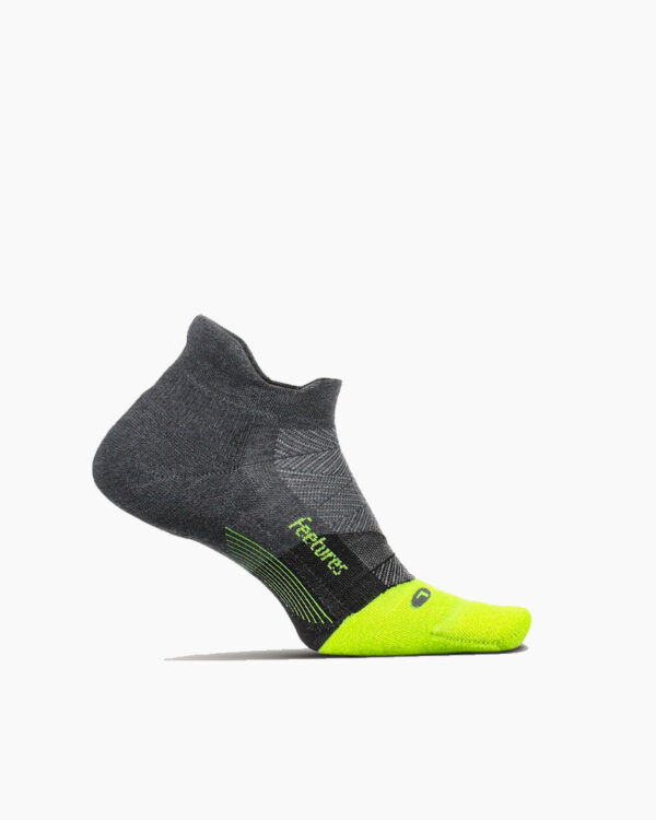 Falls Road Running Store - Running Socks - Feetures Elite Max Cushion - glowing gray
