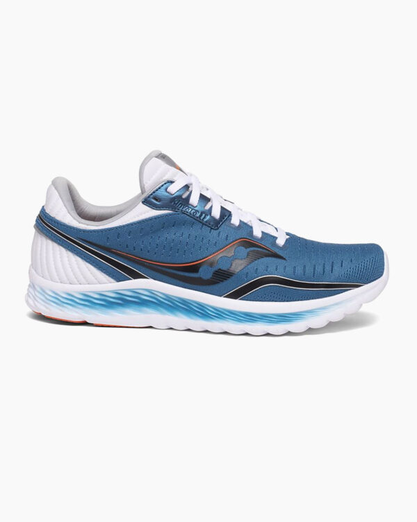 Falls Road Running Store - Mens Road Shoes - Saucony Kinvara 11 - Blue/White