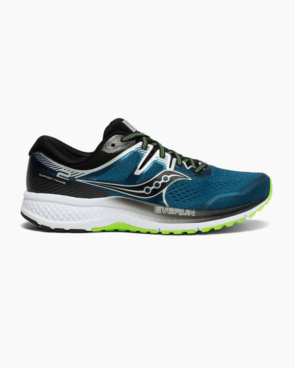 Falls Road Running Store - Mens Road Shoes - Saucony Omni ISO 2 - Grey/Teal