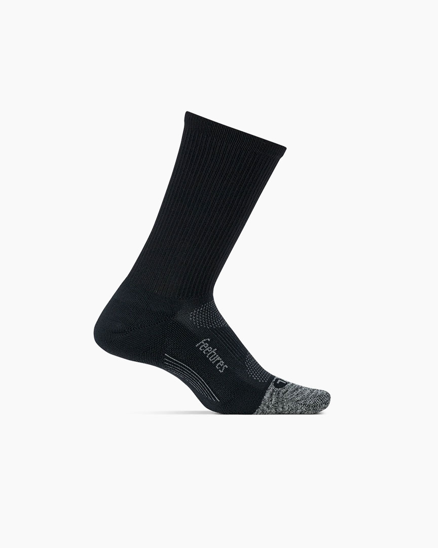 Feetures Elite Light Cushion Quarter Running Sock Bounce Black – Running  Form