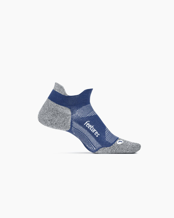 Falls Road Running Store - Running Socks - Feetures Merino + Light Cushion No Show Tab Socks - Sapphire