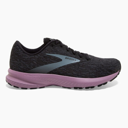 Falls Road Running Store - Hero - Road Running Shoes for Women - Brooks Launch 7 - Black & Purple