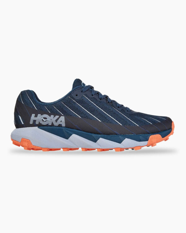 Falls Road Running Store - Womens Trail Shoes - Hoka One One Torrent - MAJOLICA BLUE / FUSION CORAL