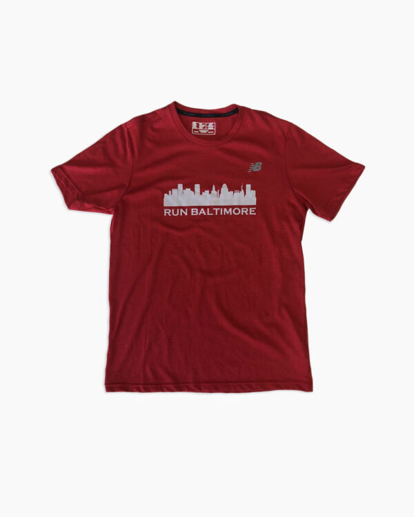Falls Road Running Store Men's Apparel - New Balance - Baltimore Skyline Red
