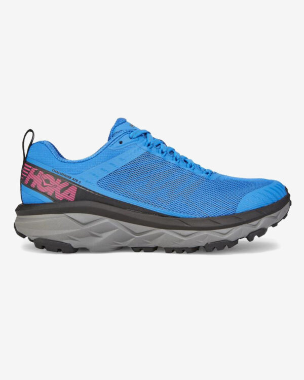 Falls Road Running Store - Womens Running Shoes - Hoka One One Challenger 5 - Imperial Blue / Pink Peacock