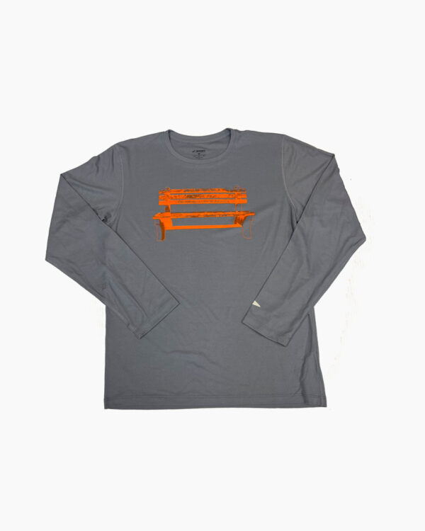 Falls Road Running Store - Men's Apparel - Brooks Baltimore Bench Longsleeve Shirt - gray
