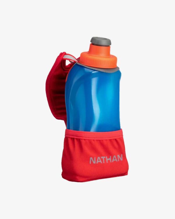 Falls Road Running Store - Nutrition and Wellness - Nathan Quick Squeeze Lite 12 - Blue Me Away / Hibiscus
