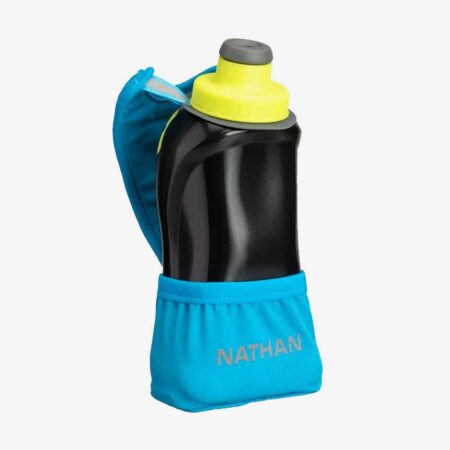 Falls Road Running Store - Nutrition and Wellness - Nathan Quick Squeeze Lite 12 - Finish Lime / Blue Me Away