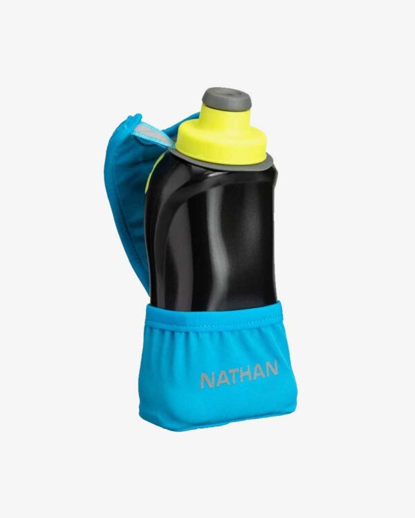 Falls Road Running Store - Nutrition and Wellness - Nathan Quick Squeeze Lite 12 - Finish Lime / Blue Me Away