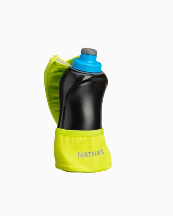 Falls Road Running Store - Nutrition and Wellness - Nathan Quick Squeeze Lite 18 - FINISH LIME/BLUE ME AWAY
