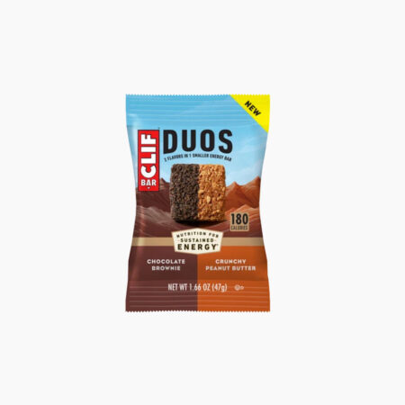 Falls Road Running Store - Nutrition - Clif Bar Duos Single Bar Chocolate Brownie/Crunchy Peanut Butter