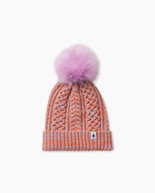 Falls Road Running Store - Accessories - Smartwool Lodge Girl Beanie - Coral