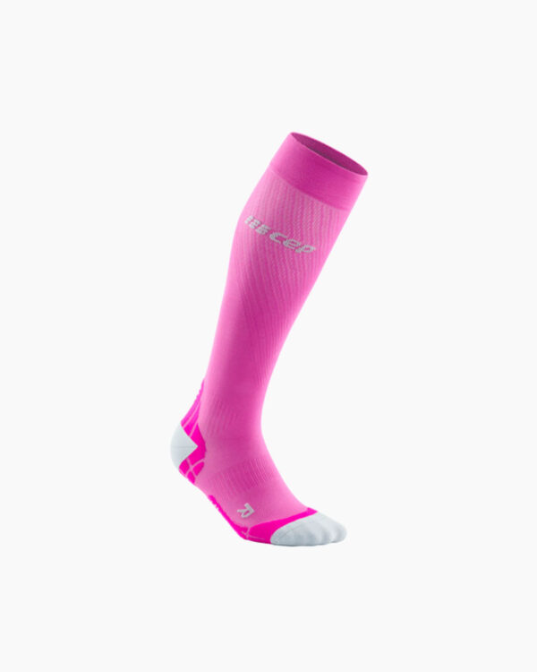 Falls Road Running Store - Accessories - CEP Ultralight Compression Socks - Pink / Light Gray