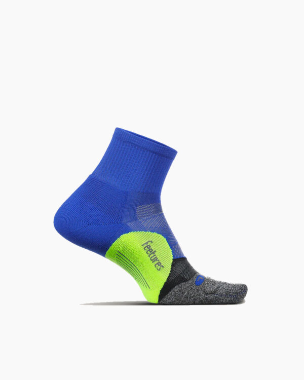Falls Road Running Store - Running Socks - Feetures Elite Light Cushion Quarter - boost blue