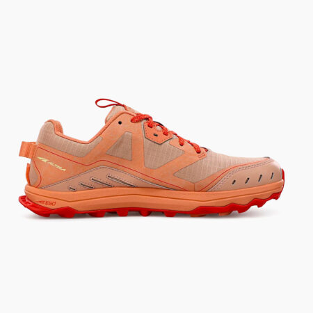 Falls Road Running Store - Womens Trail Shoes - Altra Lone Peak - coral