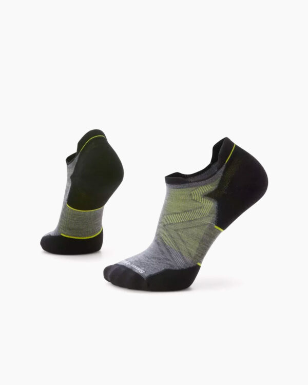 Falls Road Running Store - Accessories - Smartwool Run Targeted Low Cushion Ankle Socks - medium gray