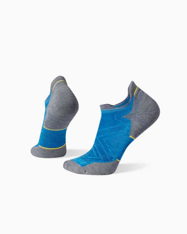 Falls Road Running Store - Accessories - Smartwool Run Targeted Low Cushion Ankle Socks - Neptune Blue