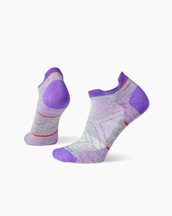 Falls Road Running Store - Accessories - Smartwool Women's Run Zero Cushion Low Ankle Socks - lunar gray