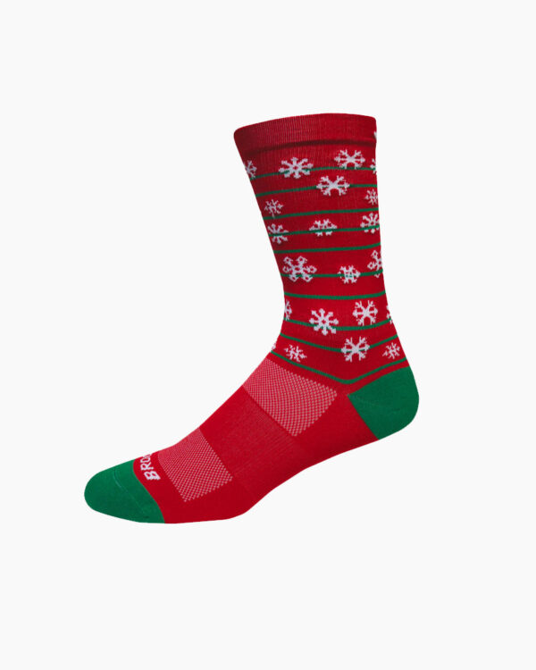 Falls Road Running Store - Socks - Brooks Run Merry Go Knit In Crew Socks