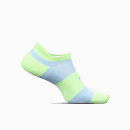 Falls Road Running Store - Running Socks - Feetures HP Cushion - Electric Lime
