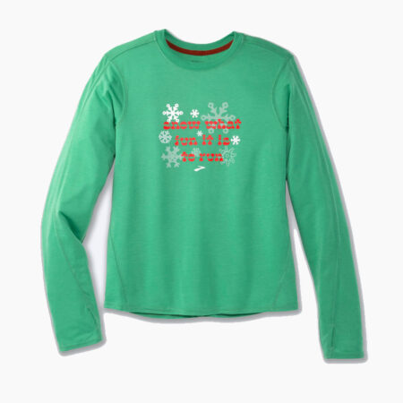 Falls Road Running Store - Women's Apparel - Brooks Run Merry Distance Graphic Long Sleeve