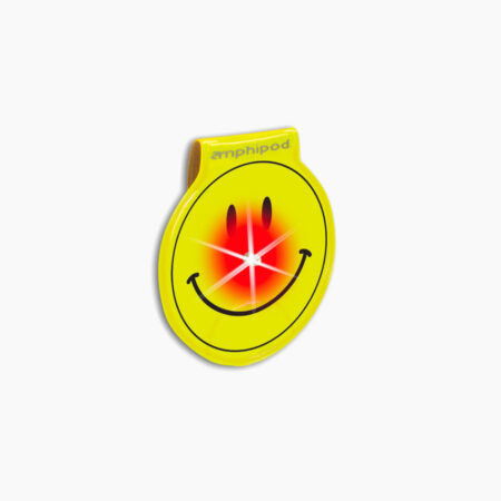 Falls Road Running Store - Accessories - Amphipod Vizlet LED Flashing Wearable LED Reflectors - Yellow Smiley