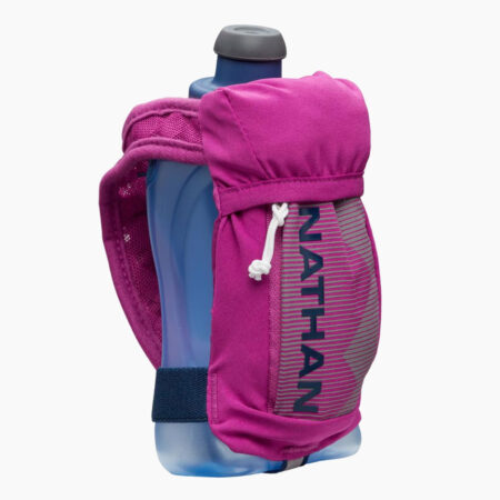 Falls Road Running Store - accessories - Nathan QuickSqueeze Plus Handheld Bottle 12oz - Magenta/Estate Blue