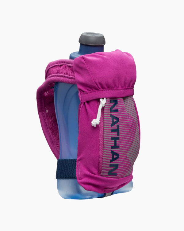 Falls Road Running Store - accessories - Nathan QuickSqueeze Plus Handheld Bottle 12oz - Magenta/Estate Blue