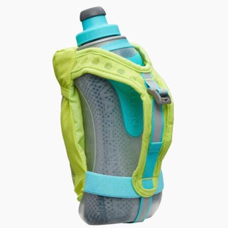 Falls Road Running Store - accessories - Nathan QuickSqueeze Plus Handheld Bottle 18oz Finish Lime/Capri