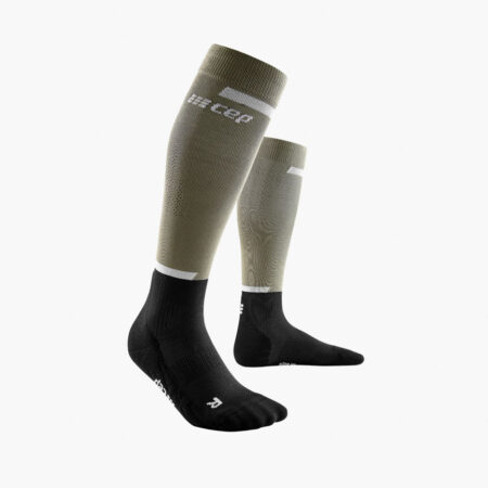 Falls Road Running Store - Accessories - CEP The Run Compression Tall Socks 4.0 - olive / black