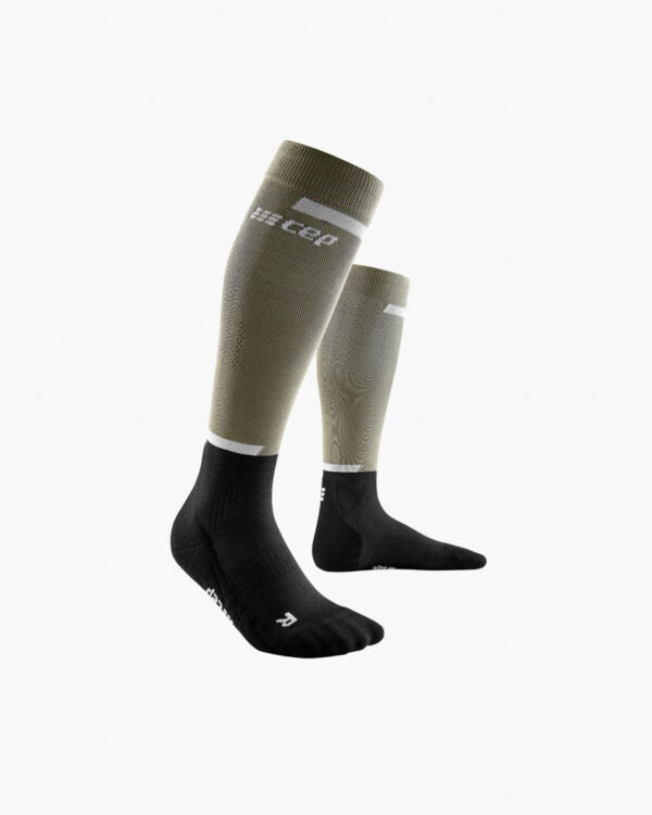 Falls Road Running Store - Accessories - CEP The Run Compression Tall Socks 4.0 - olive / black