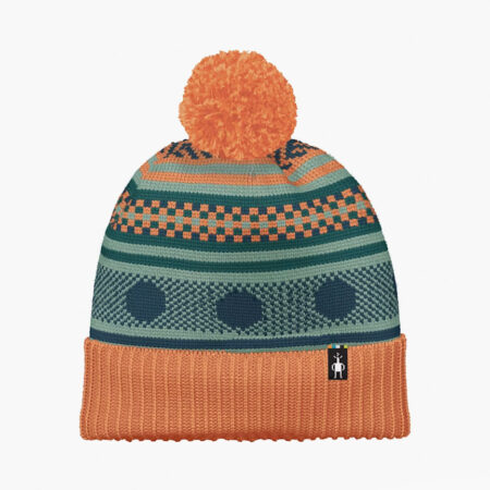 Falls Road Running Store - Accessories - Smartwool Fairisle Fleece Lined Beanie - Apricot