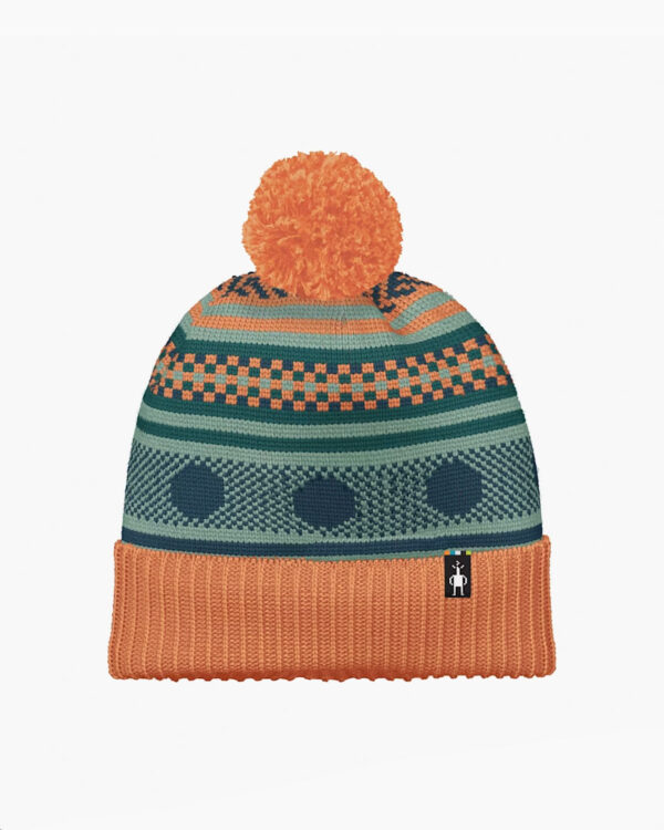 Falls Road Running Store - Accessories - Smartwool Fairisle Fleece Lined Beanie - Apricot