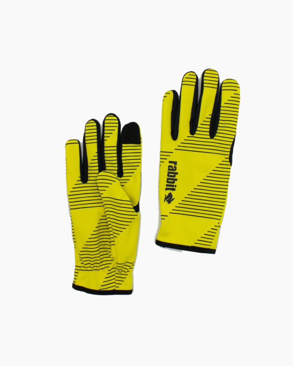 Falls Road Running Store - Accessories - rabbit low light tech gloves - 719-Blazing Yellow