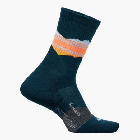 Falls Road Running Store - Running Socks - Feetures Elite Trail Max Cushion - Blue Ridge Navy