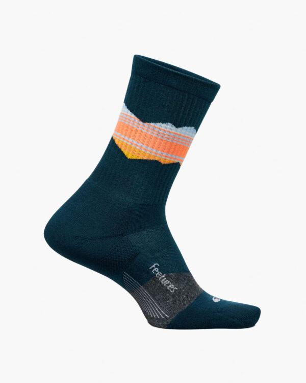 Falls Road Running Store - Running Socks - Feetures Elite Trail Max Cushion - Blue Ridge Navy