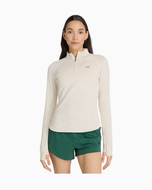 Falls Road Running Store - Women's Apparel - New Balance Athletics Heat Grid 1/2 Zip - LIT