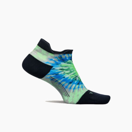 Falls Road Running Store - Accessories - Feetures Elite Light Cushion Tab Limited Edition Tie Dye - Electric Sunburst