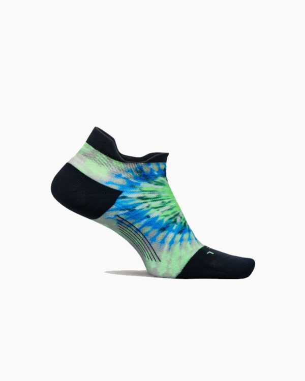 Falls Road Running Store - Accessories - Feetures Elite Light Cushion Tab Limited Edition Tie Dye - Electric Sunburst