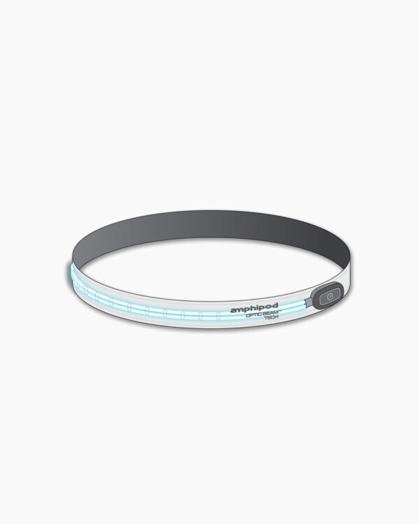 Falls Road Running Store - Accessories - Amphipod Optic Beam 360 Belt White OS