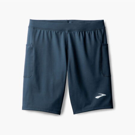 Falls Road Running Store - Men's Apparel - Brooks Source 9" Short Tight - 455 / Blue Slate