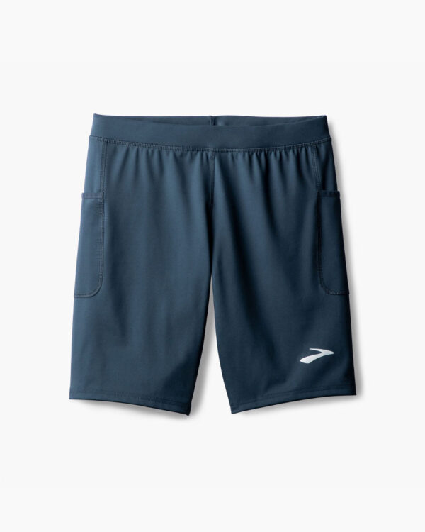 Falls Road Running Store - Men's Apparel - Brooks Source 9" Short Tight - 455 / Blue Slate